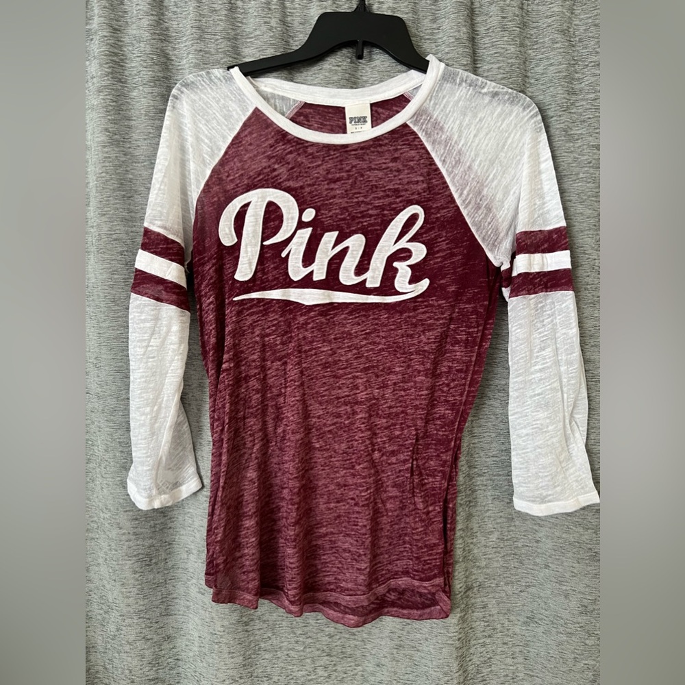 PINK - Ultra light distressed shirt